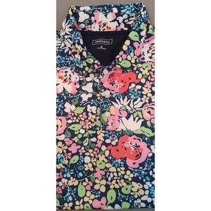 Crown And Ivy Shirt Men's XL Hawaiian Performance Polo Short Sleeve Golf Preppy‎